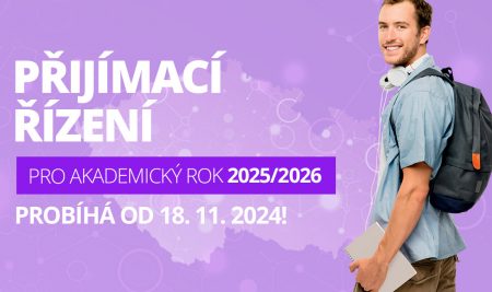 Přijímací řízení pro akademický rok 2025/2026 probíhá od 18. 11. 2024!